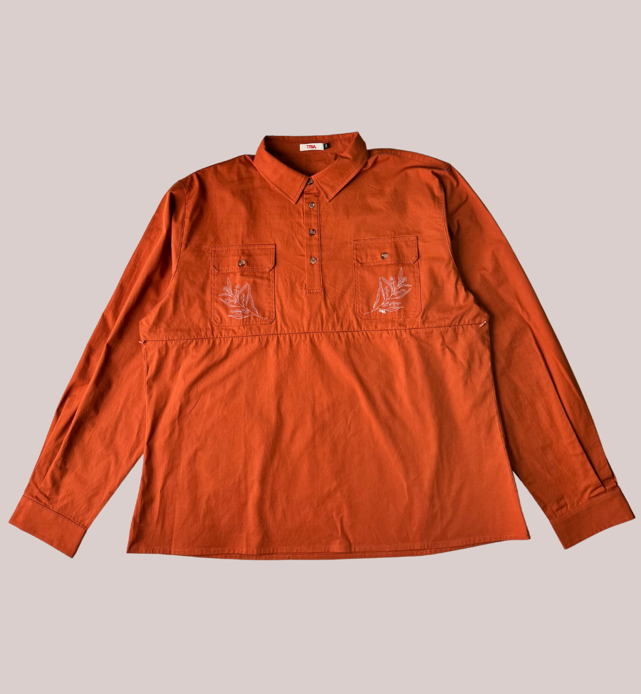 Custom Breastfeeding Shirts Dark Orange