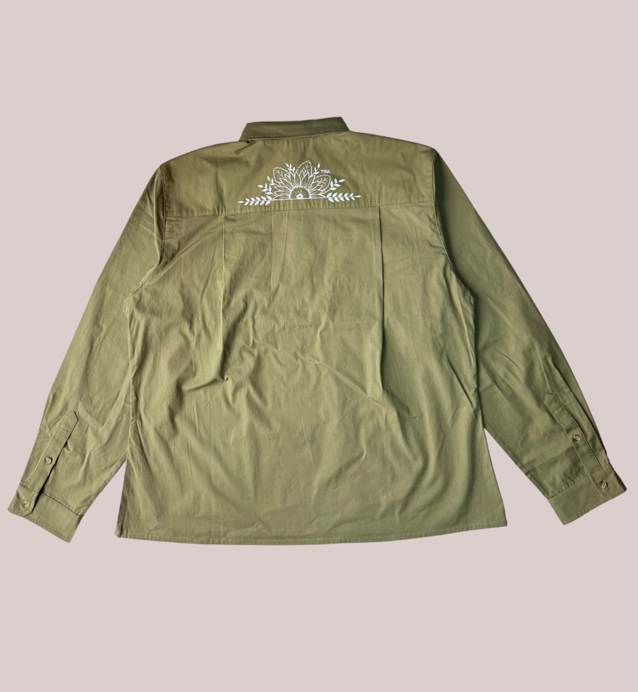 Custom Breastfeeding Shirts Army Green