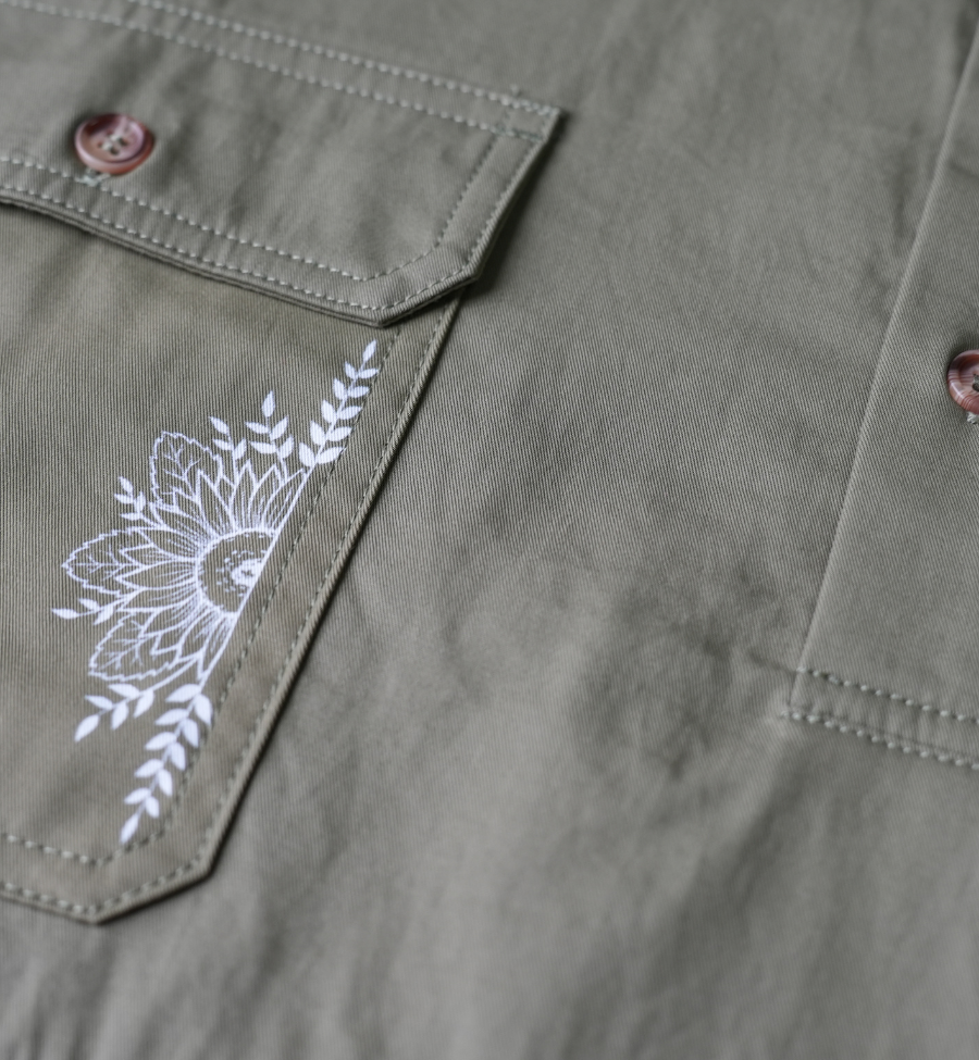 Custom Breastfeeding Shirts Army Green