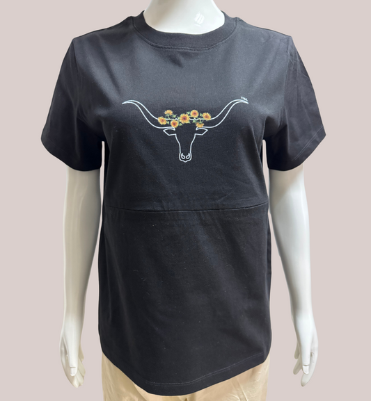 Custom Breastfeeding T-Shirts Black