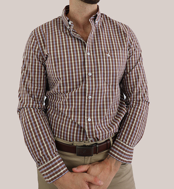 Claybourn checkered long sleeves