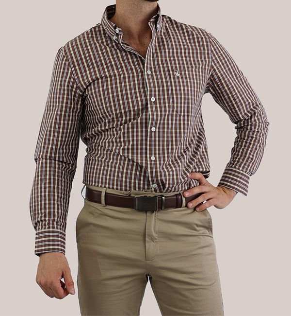 Claybourn checkered long sleeves