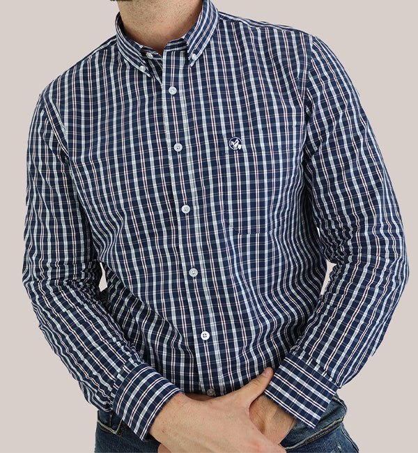 Claybourn checkered long sleeves