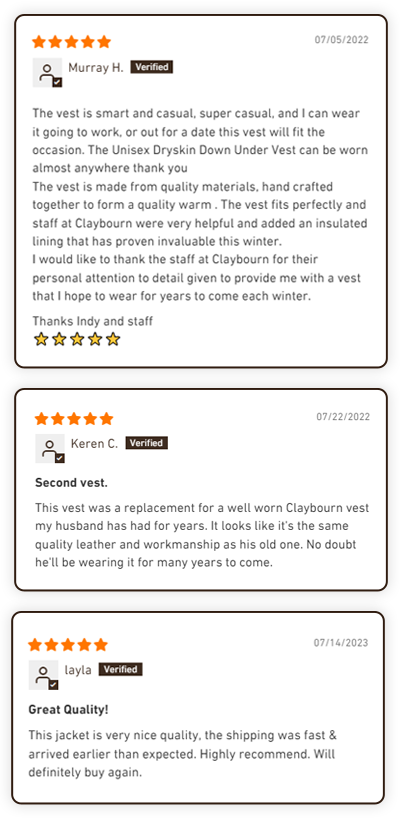 5 star customer Reviews