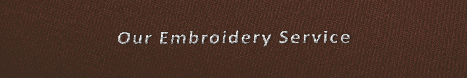 A word "Our Embroidery Service"