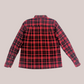 Two-pocket chequered long-sleeve shirt