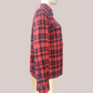 Two-pocket chequered long-sleeve shirt