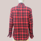 Two-pocket chequered long-sleeve shirt