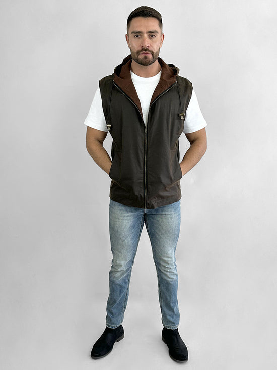 Man wearing vest