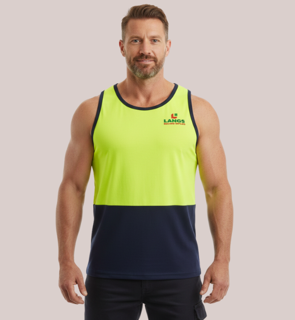 Men's Sleeveless Workwear Uniform Top