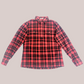 Two-pocket chequered long-sleeve shirt