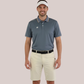 Men's Contrast Polo Grey