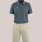 Men's Contrast Polo Grey