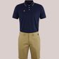Men's Contrast Polo Navy