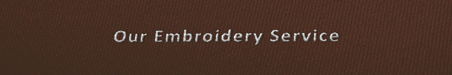 A word "Our Embroidery Service"