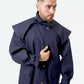 Unisex Full-length Dryskin Riding Coat with Hood